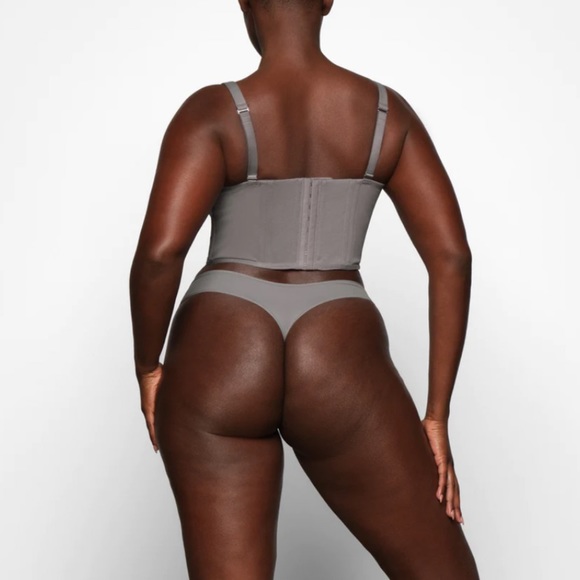 SKIMS COTTON CORSET BUSTIER - Picture 3 of 5
